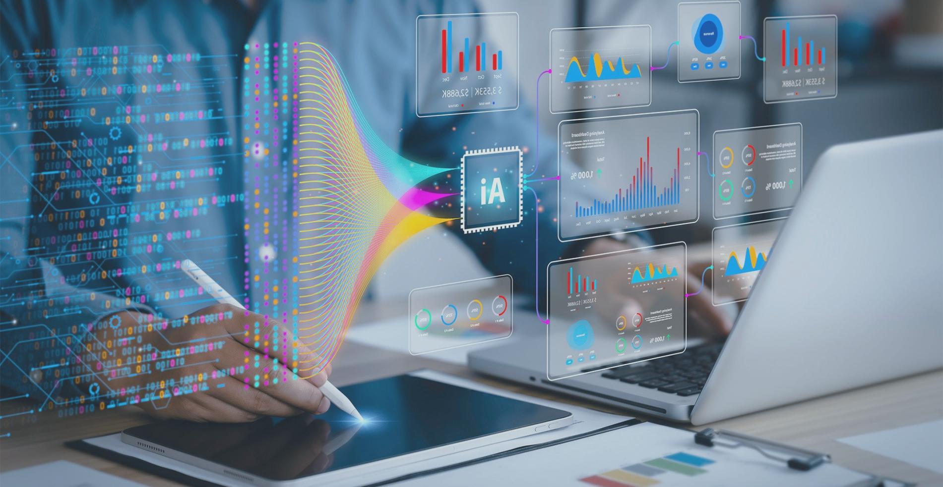 Mobile development workspace showing AI integration tools