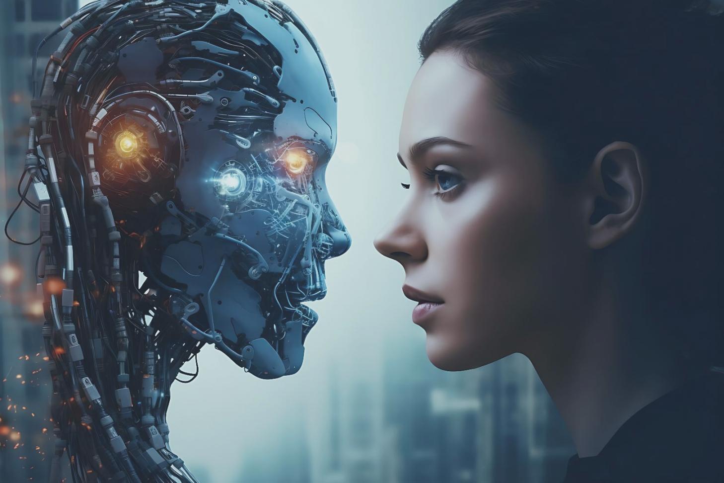 AI mobile application interface showing advanced features and user-friendly design elements