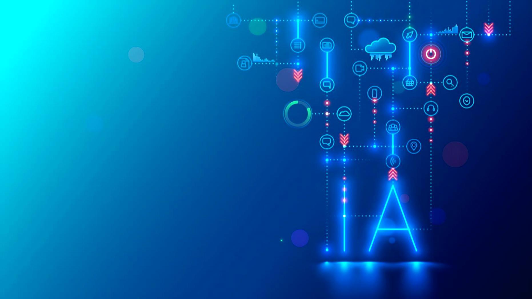 Development workspace showing mobile app prototypes and AI integration planning